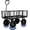 Classic Black, variant on ROMSWI Garden Cart 400 lb Capacity 4 Cu.Ft 10" Flat Free Tires, Heavy-Duty Steel Utility Wagon with 180 Rotating Handle for Yard and Outdoor Use