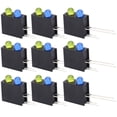 thumbnail image 3 of Support de Lumière 3mm, Diodes à Double Trou Support LED, Stable Facile à Utiliser Lampes LED 3mm pour Protéger Lampe LED, 3 of 7