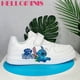 thumbnail image 4 of Zapatos de punto, zapatillas de deporte para niños, zapatos de baloncesto informales para estudiantes, zapatillas de deporte para niños y niñas, zapatos deportivos de moda para correr, regalo, 4 of 5