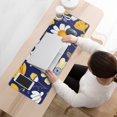 thumbnail image 3 of Long Mouse Pads for Desk,Pioneer Flower Floral Print Pattern Desk Mats on Top Of Desks, Desk Mouse Pad Extra Large with 3mm Non-Slip Base and Stitched Edge for Gaming,Office,Work,Home 31.5"x11.8", 3 of 6
