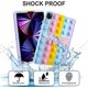thumbnail image 2 of Para Ipad Air Case 4.a generación 10.9 con soporte Fundas para Ipad Pro 11 3.a 2.a generación (2021/2020/2018) Fidget Pop Toys Push It Bubble Funda protectora de silicona para, 2 of 3