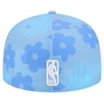 thumbnail image 4 of Men's New Era Blue Memphis Grizzlies Palm Fronds 2-Tone 59FIFTY Fitted Hat, 4 of 6