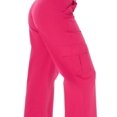 thumbnail image 4 of Pantalón Cargo Mujer Wide Legs Pantalones Anchos Mom Jeans, 4 of 5