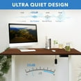 thumbnail image 4 of Mount-It! Electric Standing Desk White Frame with Extra-Wide 55" Desktop,  Ergonomic, 4 of 9