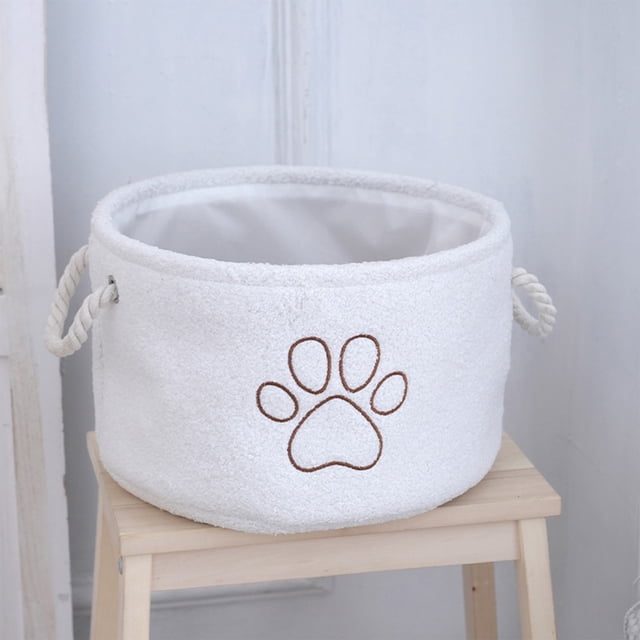 Yhmxh Home Storage-Storage Bins Storage Container Organization and Storage Storage Basket Fabric Material Foldable Storage Basket Home Clothing Toys Miscellaneous Storage Basket Textile Storage Basket