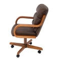 thumbnail image 3 of Caster Chair Tilt Rolling and Swivel Casual Dining Chair, 3 of 6