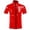 Red, variant on Men's Exotic Apparel Fashion Casual Solid Color Coat with Short Sleeves and Zipper for Modern Style Red 5XL
