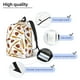 thumbnail image 3 of Disketp Baseball Sport Mochila de Lona Estampada, Mochila Escolar de Viaje Ligera para Estudiantes y Portátil-Medium, 3 of 5
