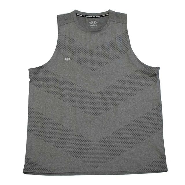Playera Tank Umbro para Hombre Cuello Redondo sin Mangas Gris Talla G