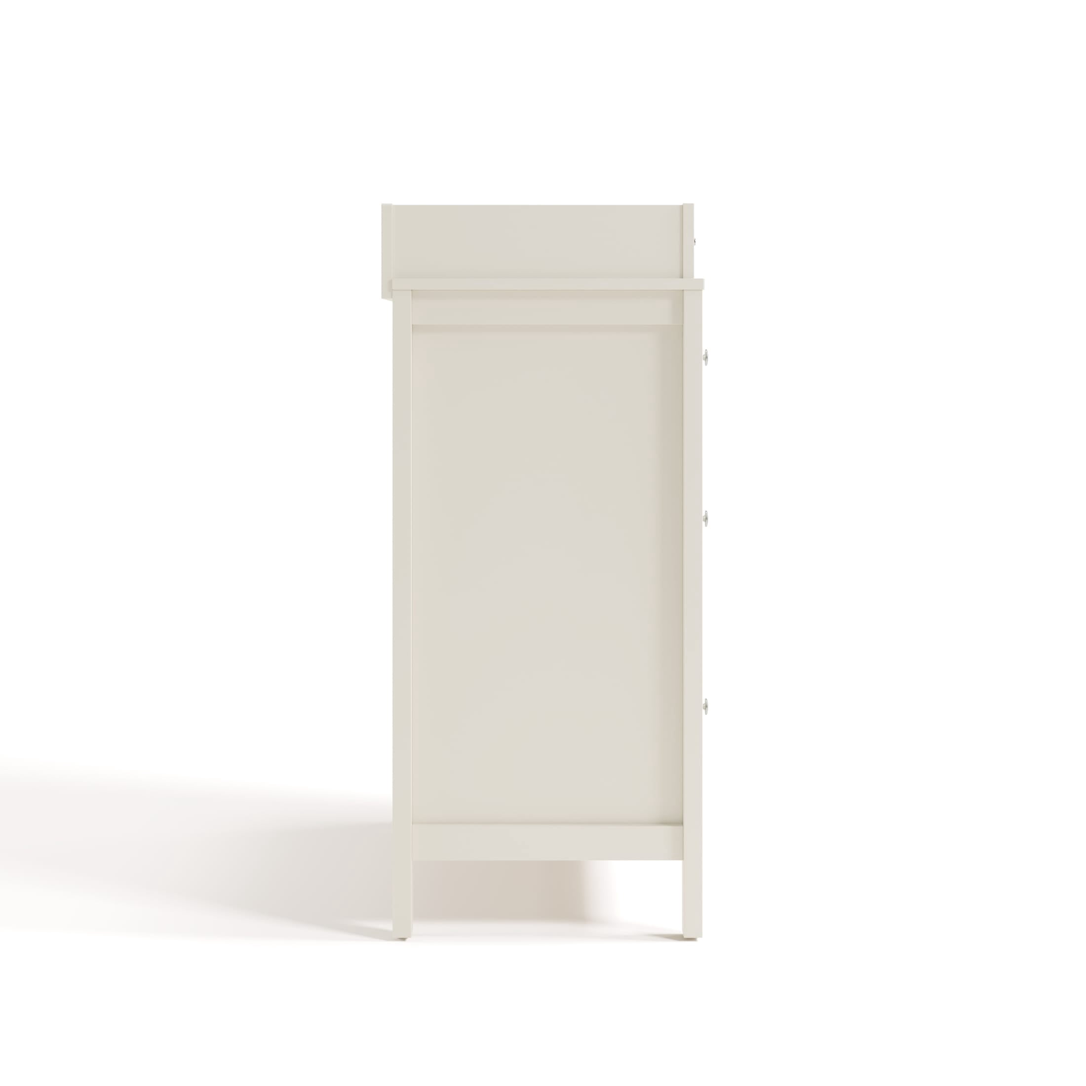 Storkcraft Horizon 3 Drawer Chest with Infant Changing Topper, Frosted Oat