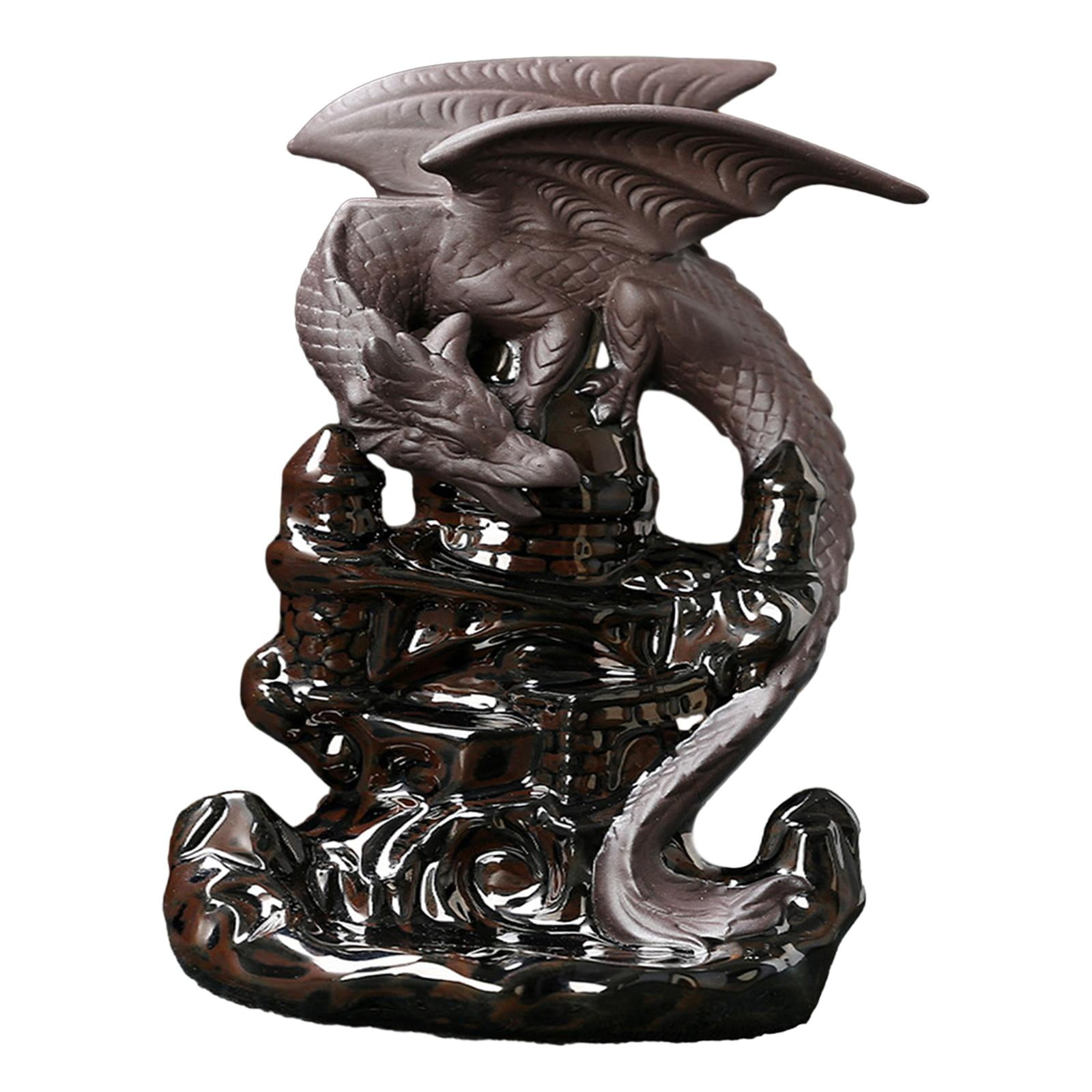 WLPZXP Backflow Incense Burner Dragon Backflow Incense Holder Home Decoration,Waterfall