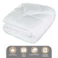 thumbnail image 5 of Superior Solid Comforter Down Alternative Bedding, Queen, White, 5 of 13