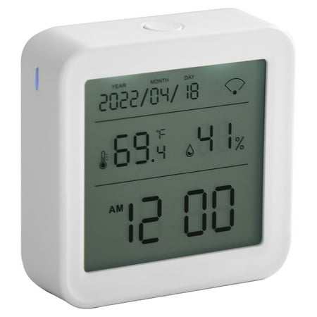 

Smart WiFi Thermometer Hygrometer Indoor Bluetooth Room WiFi Temperature Sensor
