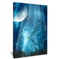 thumbnail image 2 of Design Art - Grande Lune dans une Forêt Bleue, 2 of 3