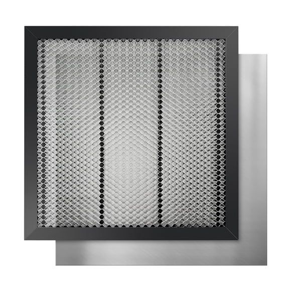 Engraver Honeycomb Working Table Steel Panel Board Platform for Machine Cutting Work 300x300x22mm Table-protecting for Carving Wood / Leather/Metal / Acrylic