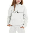 thumbnail image 3 of Tiijoy Tween Girls 2-Piece Paris Print Hoodie Sweatshirt Sweatpants Outfits, Sizes 12-13, 3 of 3
