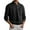 Black, variant on Afdoent Men's Polo Shirt Male Casual Long Sleeve Shirt Solid Color Casual Buttons Lapel Shirt Male Thin Tops Bottoming Shirt Comfortable