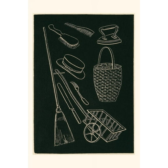 Pocket Sized - Found Image Press Journals: Vintage Journal Assorted Domestic Goods (Paperback)