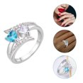 thumbnail image 2 of YYKihy 2 Birthday Stones Mother And Ladies' Valentine's Day Couple Rings, 2 of 2