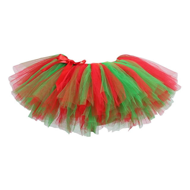 Liyamei Jupe TUTU en Maille pour Enfants, Performance de Danse, 0-2 Ans