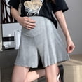 thumbnail image 6 of Edvintorg Maternity Shorts for Women Fashion Solid Color Breathable High Waisted Pregnancy Shorts for Women Summer Casual Maternity Lounge Shorts, 6 of 6