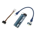 thumbnail image 5 of USB 3.0 PCI-E Express 1x to16x Extender Riser Card Adaptador SATA Cable de alimentación Ndcxsfigh Nuevos Originales, 5 of 5