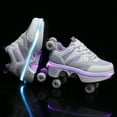 thumbnail image 6 of KOFUBOKE Roller Skate Shoes - Sneakers - Roller Shoes 2-in-1 Suitable for Outdoor Sports Skating Invisible Roller Skates The Best Choice for Building Confidence Style, 6 of 9
