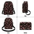 thumbnail image 4 of Binienty Christmas Candy Cane Womens Shoulder Bags Crossbody Trendy Messenger Purse Lightweight RFID Crossbody Bag with Shoulder Strap Xmas Gifts for Sister, 4 of 8