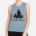 thumbnail image 2 of Santa-Squatch Women's Muscle Tank 2X-Large Stonewash Denim, 2 of 5