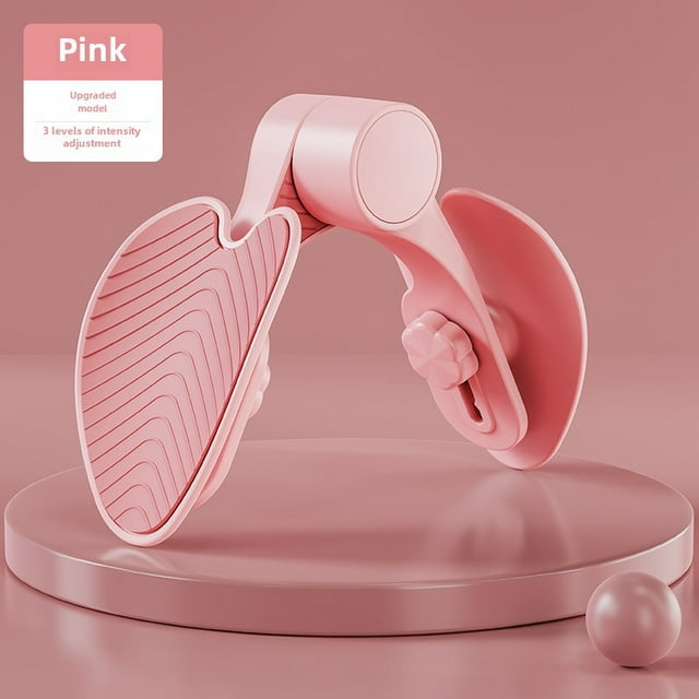 Fairy Pink New Version 3 Kegel Pelvic Floor Muscle Trainer for Women - Versatile Leg Exerciser with Durable Material, Effective Resistance Training, Easy to Use & Compact Design for Home/Gym