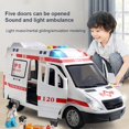 thumbnail image 2 of Five Door Alloy 120 Ambulance Simulation Model  Lighting  Music  Toy Car  Five Door Medium-Sized Ambulance, 2 of 9
