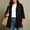 Black, variant on Fnooota Women's Plus Size Cardians with Pockets, 3/4 Sleeve Stretchy Soft Casual Lightweight Women's Open Front Cardigans Gray Size XL-5XL