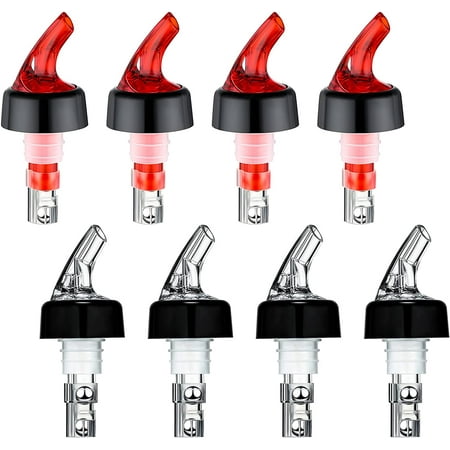 

Automatic Measured Bottle Pourer Spout Bottle Pourer with Tail and Collar Liquor Bottle Pourers Bottle Jigger Quick Shot Spirit Measure Pourer 1 oz/ 30 ml