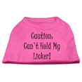 thumbnail image 1 of Can't Hold My Licker Screen Print Shirts Bright Pink Lg (14), 1 of 1
