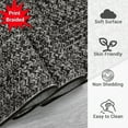 thumbnail image 4 of HOMERRY 4' x 6' Modern Area Rug for Living Room Braided Print Indoor Washable Neutral Carpet, Black, 4 of 5