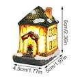 thumbnail image 3 of AUDeals Battery Operated Christmas Village Set with Lights, Winter Snow House Decor for Tabletop Mantel, Holiday Display Collection for Home, Office, Festival Decorations, 3 of 8