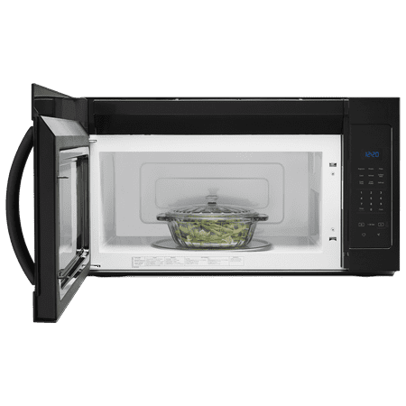 Whirlpool - 1.7 Cu. Ft. Over-the-Range Microwave - Black