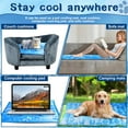 thumbnail image 5 of Cool Pet Pad,Dog Cooling Mat,Suitable for Dogs and Cats,Suitable for All Types of Pets,Washable and Portable,Summer Keep Your Pet Cool (29.5X29.5in), 5 of 9
