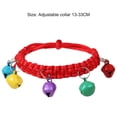 thumbnail image 5 of Walbest Pet Collar and Woven Rope Combo Jingle Bell Dog Collar Pulling Leash Rope Strap for Daily Use Outdoor Supplies Pet Gift, 5 of 6