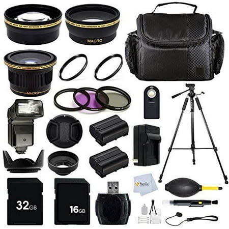 Professional 58mm / 52mm Accessory Kit For Canon EOS Rebel (T5i T4i T3i T2i T1i XT XTi XSi SL1) DSLR Cameras Includes: 0.43X Wide Angle, 2.2X Telephoto & 0.38X Fisheye Lens + 5 Pc. Filter Kit + 72