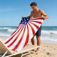 thumbnail image 6 of Vggrvlo Under 5 Beach Towel 4th of July Beach Towels Oversized Soft Double-sided Beach Towels Quick-Dry Microfiber Beach Blanket for Seaside Pool Cruise Vacation Essentials 30"x60" (L), 6 of 7