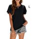 thumbnail image 4 of Camiseta de Mujer Minnieouse con Volantes Negro L, 4 of 6
