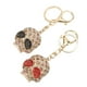 thumbnail image 2 of uds llavero de calavera negro rojo colgante romántico de larga duración para decoración de bolso, 2 of 12