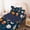 Blue, variant on JJCOITR Construction Truck Printed Zipper Bedding Sets Twin Lightweight Microfiber Forest Car Comforter Sets with Fitted Sheet Pillow Covers,White Grey