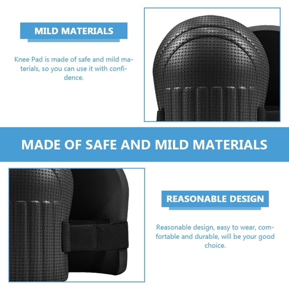 OFFIGAM 4-Pack Foam Knee Pads with Rolling Wheels for Gardening, Flooring, Work - Knee Protectors for Comfort, Safety & Support