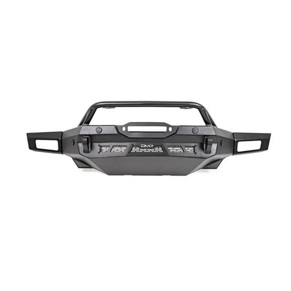 Fits 2021-2024 Ford Bronco DV8 Offroad Bumper FBBR-05 Spec Series; Modular Design; Direct Fit; Mounting Hardware Included; With Bull Bar; With Skid Plate; With Winch Mount
