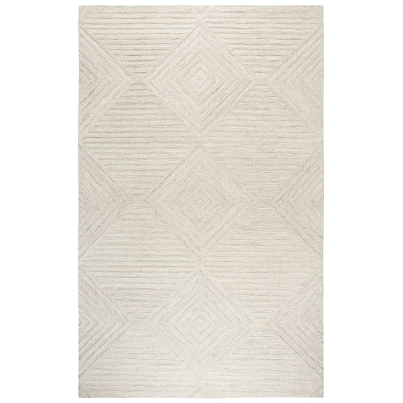 Gatney Rugs Vista Area Rug ID917A Natural Rows Lines 5' x 8' Rectangle