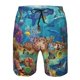 thumbnail image 3 of Fotbe Sea World Trajes de Baño Estampados para Hombre, Shorts de Verano de Secado Rápido, Ropa de Playa, Bañadores-Small, 3 of 6
