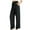 Grey, variant on Women Pants Casual Pants High Waisted Self Tie Belted Pants Straight Long Trousers With Pockets