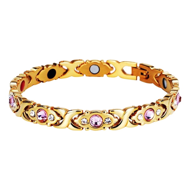 Pulsera Recortada Magnética Desintoxicación Linfática Drenaje Linfático Natural para Mujeres Y Hombres